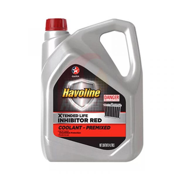 Caltex Havoline Premixed Coolant (Red) 4Ltr