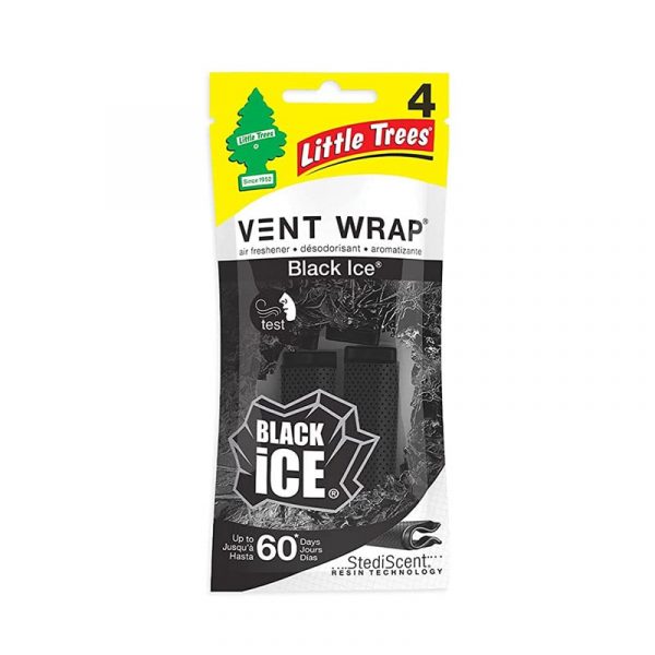 Little Trees Black Ice Vent Wrap Car Air Freshener