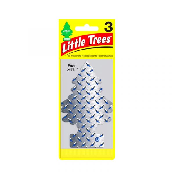 Little Trees Pure Steel Scent Car Air Freshener