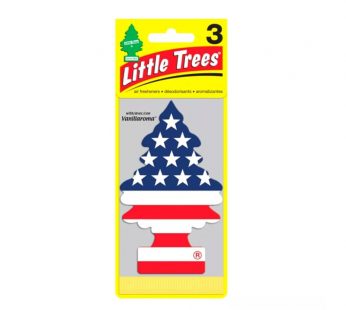 Little Trees Vanillaroma Scent Car Air Freshener American Flag