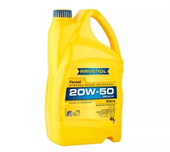 Ravenol Formel Extra 20W-50 Mineral Engine Oil 4Ltr