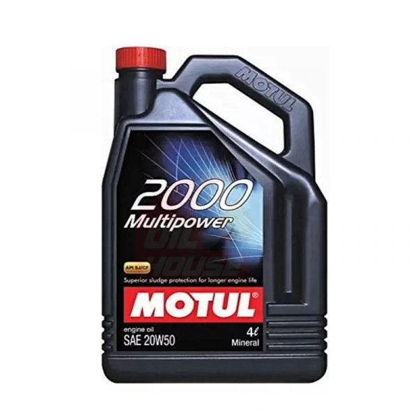 MOTUL 2000 MULTIPOWER 20W-50 MINERAL 4L