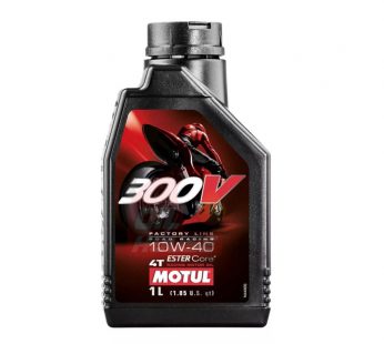 MOTUL 300V 4T 10W-40 FULL SYNTHETIC MOTORBIKE OIL 1L