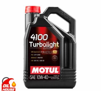 MOTUL 4100 TUEBOLIGHT 10W-40 SEMI SYNTHETIC ENGINE OIL 5L