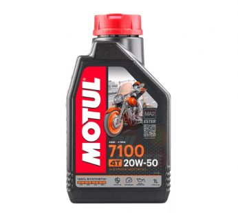 MOTUL 7100 4T 20W-50 FULL SYNTHETIC MOTORBIKE OIL 1L