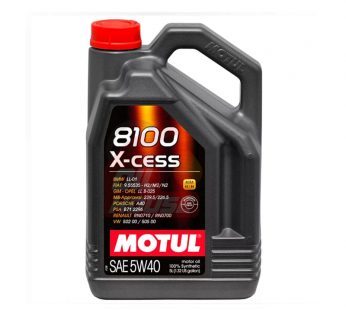 MOTUL 8100 X-CESS 5W-40 FULL SYNTHETIC 5L