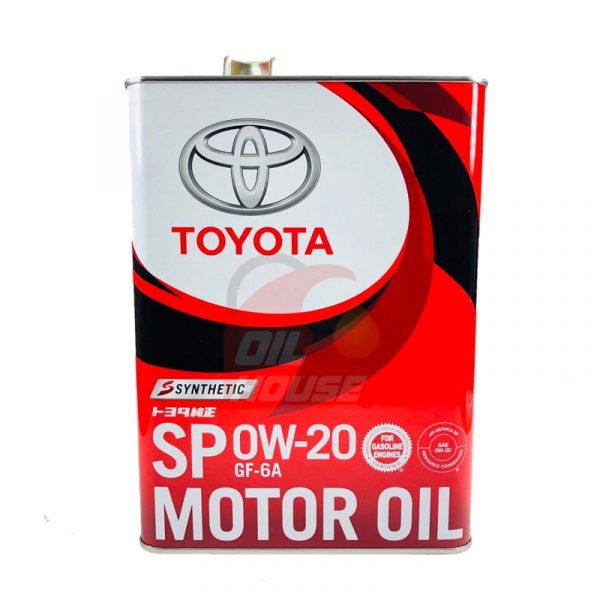 TOYOTA OEM SP 0W-20 FULL SYNTHETIC ENGINE OIL 4LTR