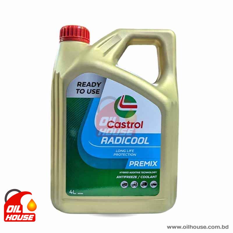 CASTROL RADICOOL PREMIX ANTIFREEZE COOLANT GREEN 4L