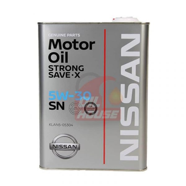 NISSAN GENUINE STRONG SAVE X 5W-30 MOTOR OIL 4L