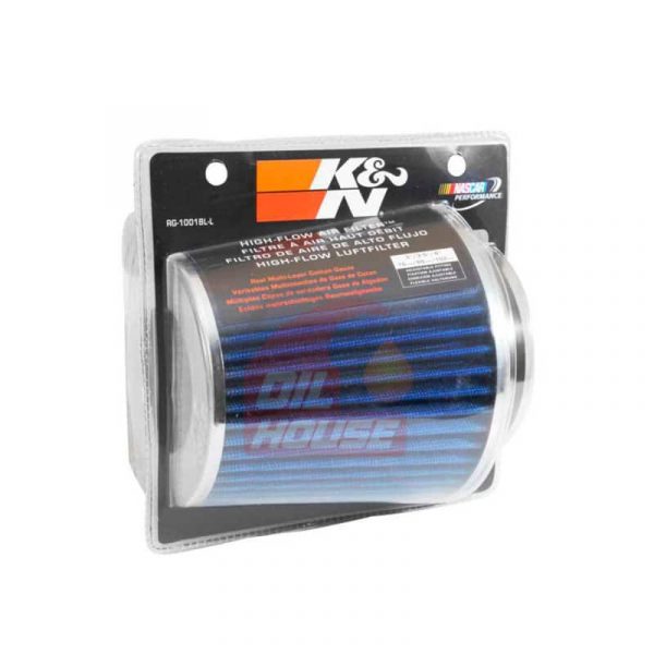 K&N High Flow Universal Air Filter RG-1001BL