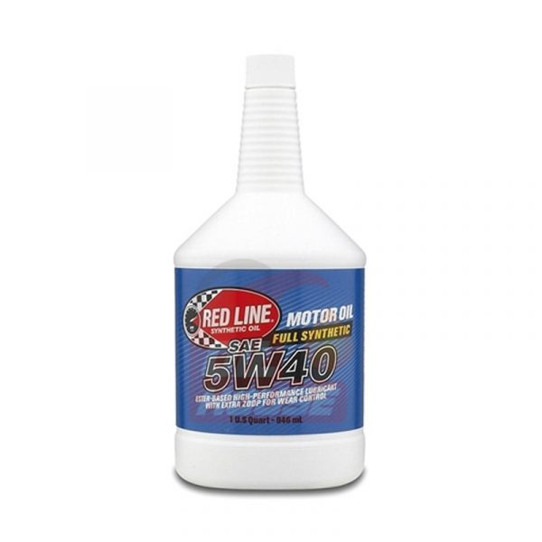 RED LINE 5W-40 FULL SYNTHETIC MOTOR OIL 946ML