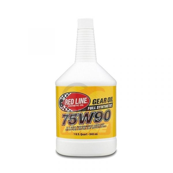 RED LINE 75W-90 FULL SYNTHETIC GL-5 GEAR OIL 946ML