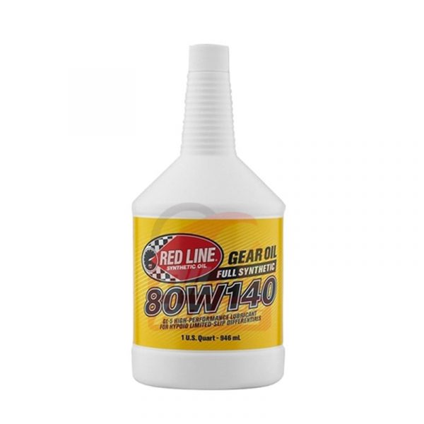 RED LINE 80W-140 FULL SYNTHETIC GL-5 GEAR OIL 946ML