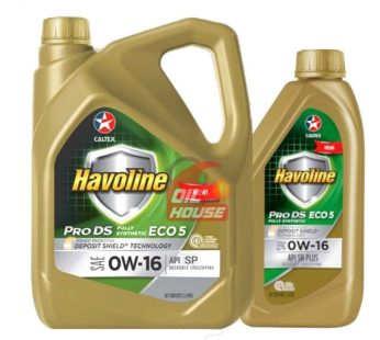 CALTEX HAVOLINE SAE 0W-16 FULL SYNTHETIC ENGINE OIL 4L