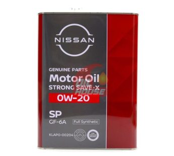 NISSAN STRONG SAVE X 0W-20 FULL SYNTHETIC MOTOR OIL 4L