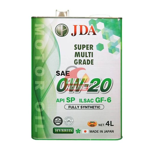 JDA 0W-20 FULL SYNTHETIC ENGINE OIL 4L