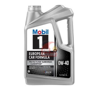 Mobil 1 European Car Formula 0W-40 Full Synthetic Motor Oil 4.73L/5Quart