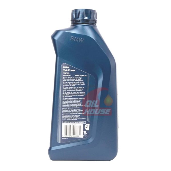 BMW Twin Power Turbo 5W-30 Full Synthetic Engine Oil 1L - Image 2