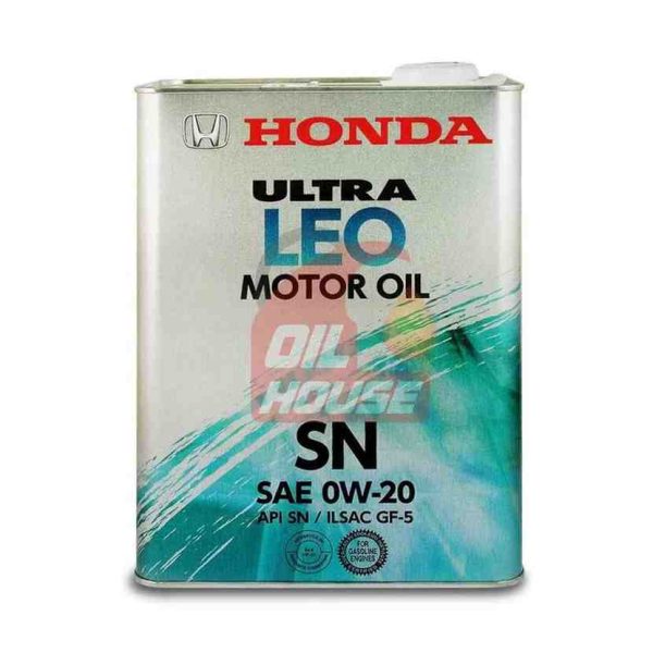 HONDA ULTRA LEO SN 0W-20 FULL SYNTHETIC ENGINE OIL 4LTR