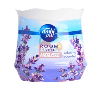 Ambi Pur Room Fresh Relaxing Lavender Air Freshener Gel 180g