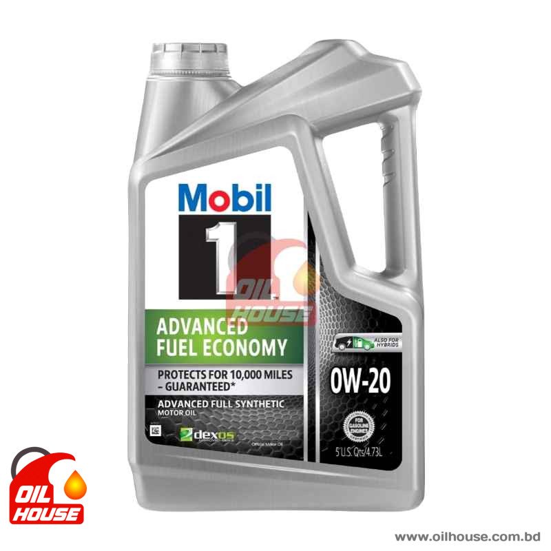 Mobil 1 Advanced Fuel Economy 0W-20 Full Synthetic 5 Quart