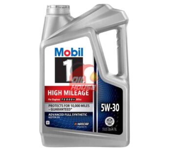 Mobil 1 High Mileage 5W-30 Full Synthetic Motor Oil 5 Quart