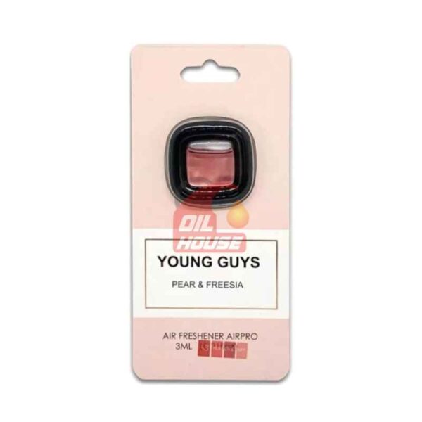 Young Guys Vent Clip Freesia & Pear Car Air Freshener 3ml