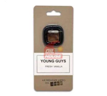 Young Guys Vent Clip Fresh Vanilla Car Air Freshener 3ml