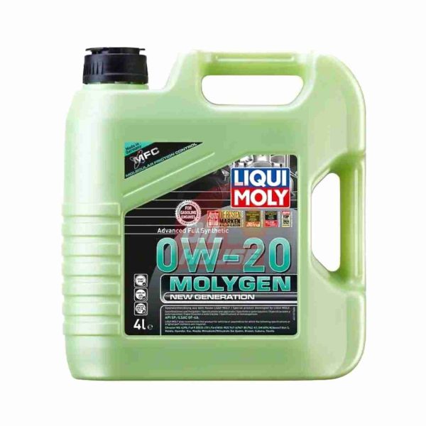 LIQUI MOLY MOLYGEN 0W-20 FULL SYNTHETIC ENGINE OIL 4L