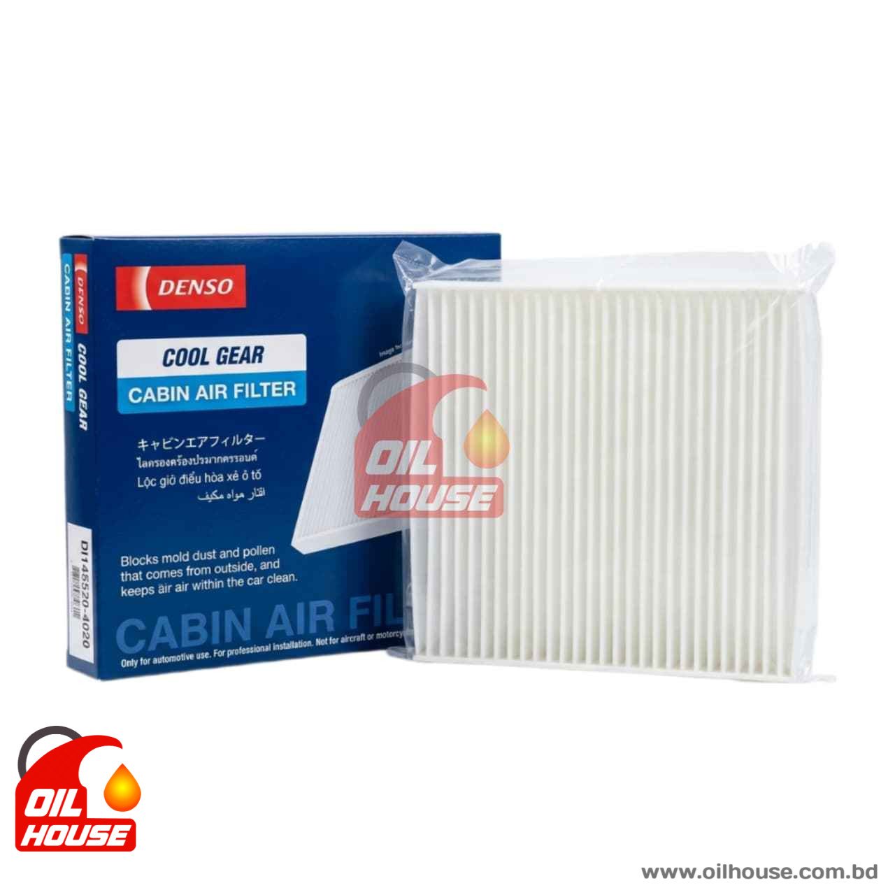 DENSO COOL GEAR CABIN FILTER 4020 FOR TOYOTA