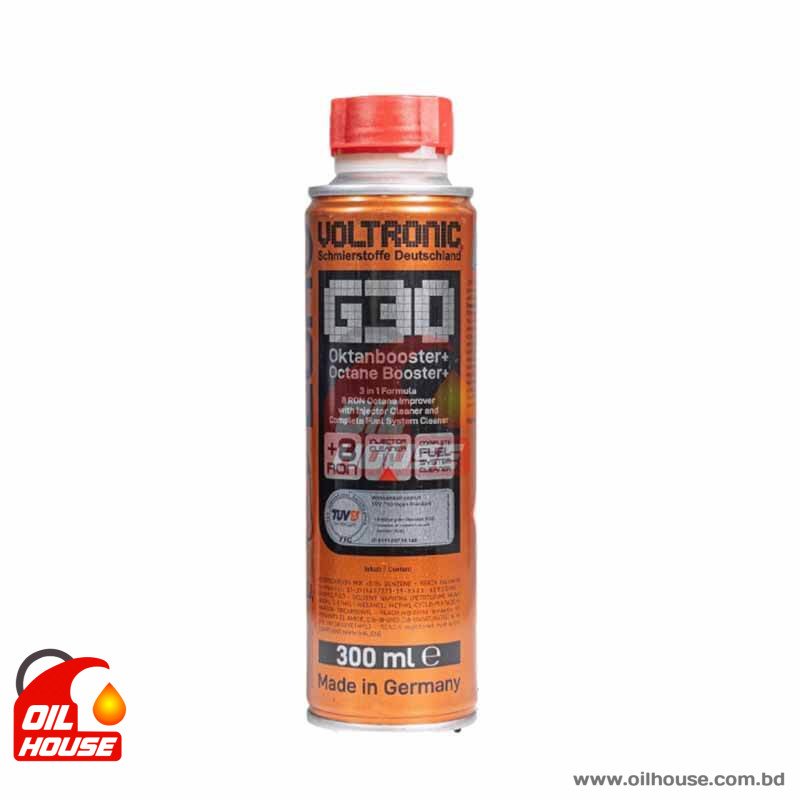 VOLTRONIC G30 OCTANE BOOSTER+ COMPLETE FUEL SYSTEM CLEANER 300ML