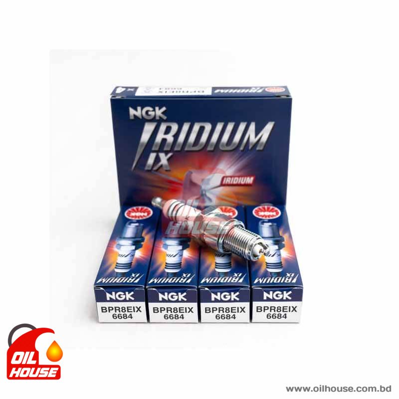 NGK IRIDIUM IX BPR8EIX SPARK PLUG (4PCS)