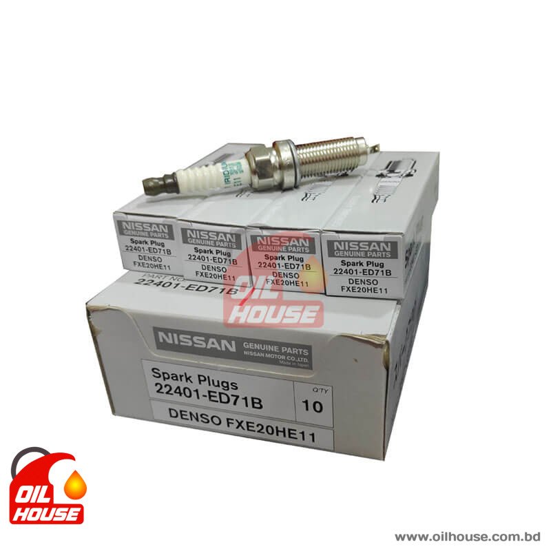 NISSAN GENUINE 22401-ED71B SPARK PLUG (4PCS)