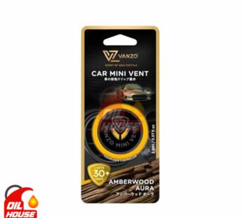 VANZO CAR MINI VENT PERFUME – AMBERWOOD AURA 2ML
