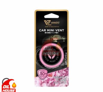 VANZO CAR MINI VENT PERFUME – PEONY & YLANG 2ML
